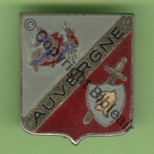 AUV A1017 1972.88 EC.3.13 AUVERGNE COLMAR  DrP+Bol petit Guilloche ondule Src.Y.GENTY 